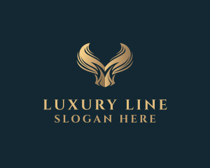 Luxury Bovine Bull logo design