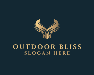 Luxury Bovine Bull logo design