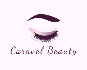 Beauty Eyeliner Makeup logo design