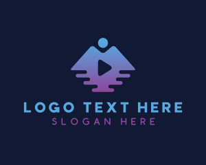 Travel Vlogging Icon logo