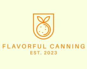 Orange Fruit Harvest logo design