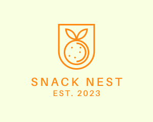 Orange Fruit Harvest logo design