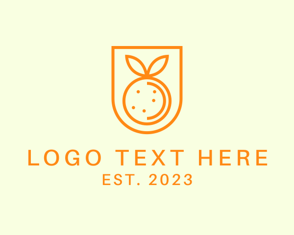 Tropical Fruit logo example 2