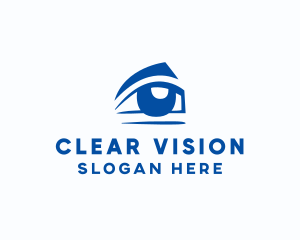 Blue Optical Clinic logo design