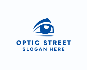 Blue Optical Clinic logo design