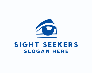 Blue Optical Clinic logo design