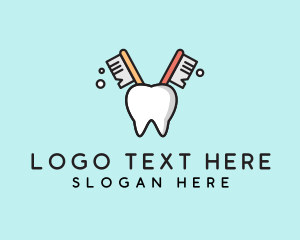 Dental Tooth Toothbrush  logo