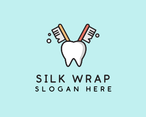 Dental Tooth Toothbrush  logo design