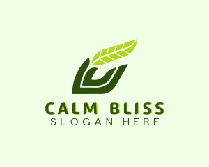 Natural Leaf Plant logo design