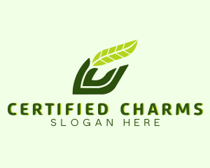 Natural Leaf Plant logo design