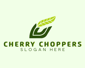 Natural Leaf Plant logo design