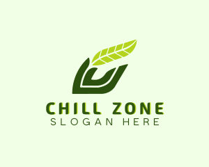 Natural Leaf Plant logo design