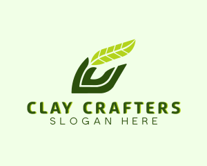 Natural Leaf Plant logo design