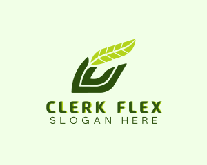 Natural Leaf Plant logo design