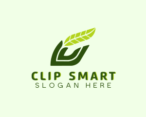 Natural Leaf Plant logo design