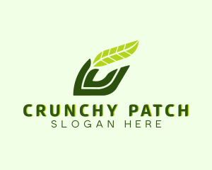 Natural Leaf Plant logo design