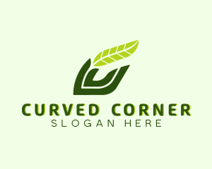 Natural Leaf Plant logo design