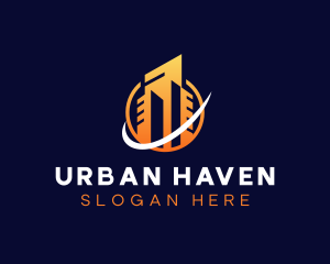 Urban City Tower logo design
