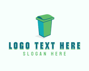 Trash Garbage Bin logo