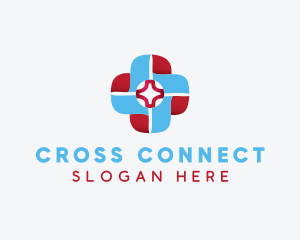 Clinic Medical Cross  logo design