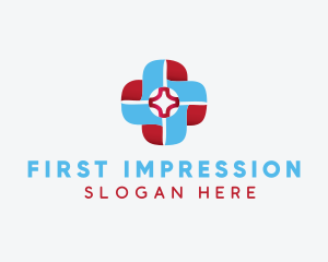 Clinic Medical Cross  logo design