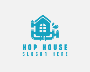 House Plumbing Repair logo design