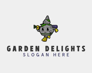 Landscaping Rock Gardener logo design