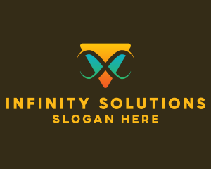 Triangle Infinity Tech logo design