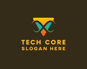 Triangle Infinity Tech logo design