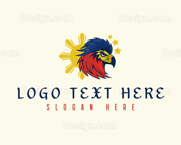 Philippine Eagle Bird Logo