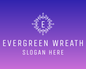 Floral Abstract Wreath logo