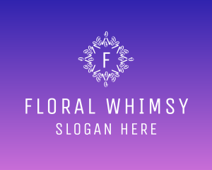 Floral Abstract Wreath logo