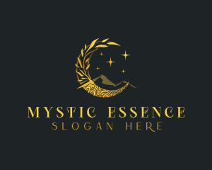 Mystic Moon Mountain logo design