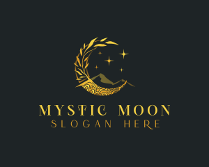 Mystic Moon Mountain logo design