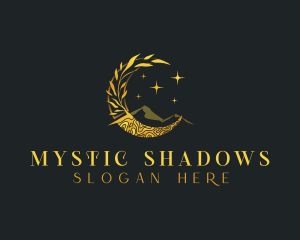 Mystic Moon Mountain logo design