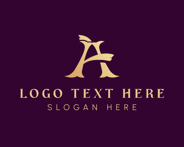 Luxury Brand Letter A logo