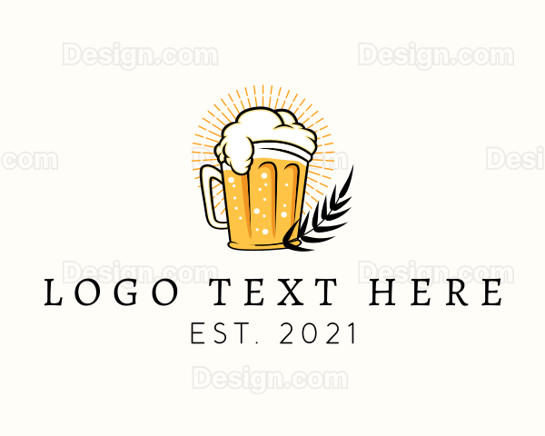 Craft Beer Mug Logo