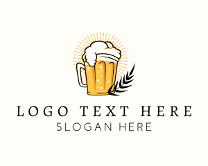 Craft Beer Mug Logo