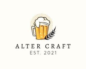 Craft Beer Mug logo design