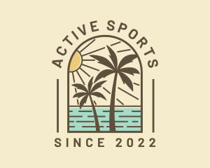 Summer Palm Beach logo design