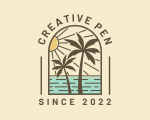 Summer Palm Beach logo design