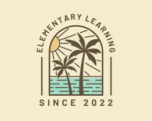 Summer Palm Beach logo design