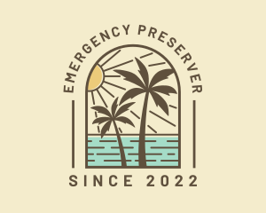 Summer Palm Beach logo design