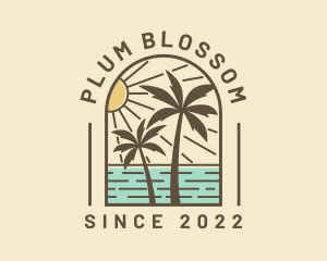 Summer Palm Beach logo design