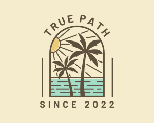 Summer Palm Beach logo design