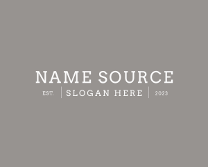 Generic Serif Business logo