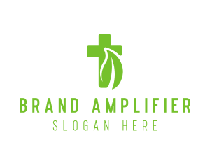 Organic Eco Cross logo design