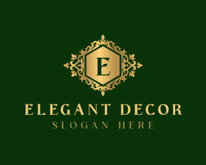 Elegant Hexagon Ornament logo design