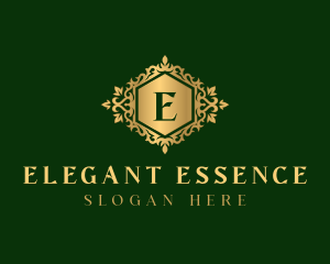 Elegant Hexagon Ornament logo design