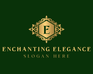 Elegant Hexagon Ornament logo design